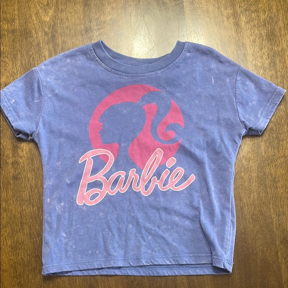 Barbie Blue and Pink Short Sleeve Tee